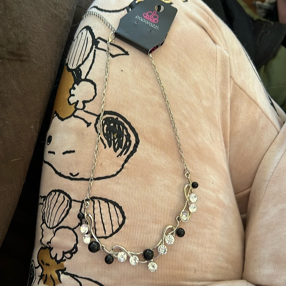 Black and white necklace